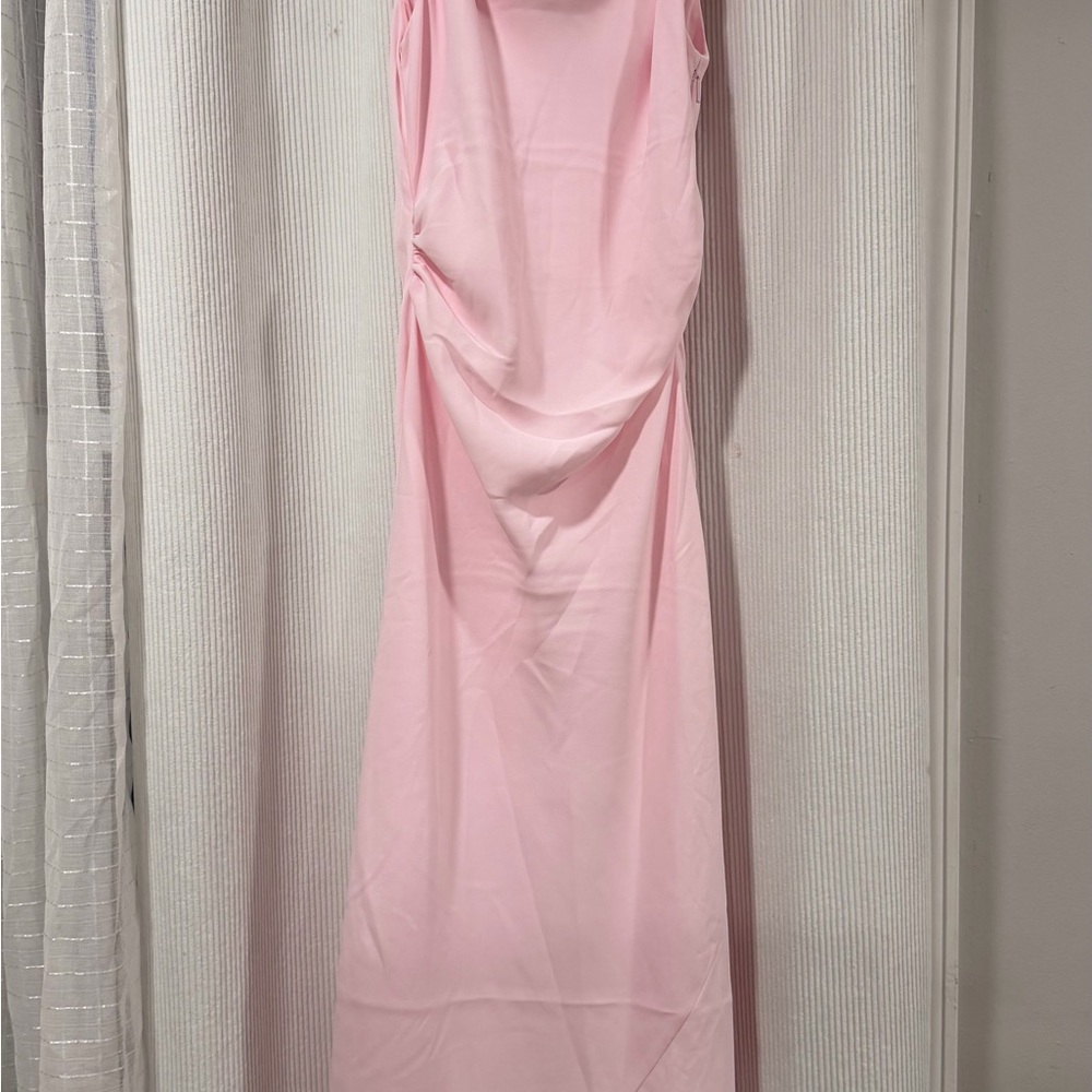 Bar III Soft Pink Women's Drape Neck Blouse